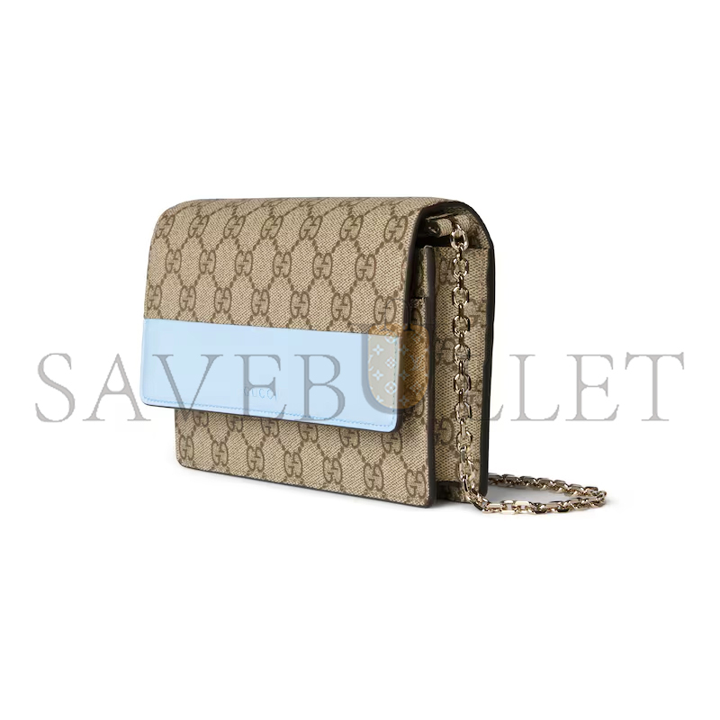 GUCCI GG EMBLEM WALLET ON CHAIN 838151 (20*13*4cm) GUCCI GG EMBLEM WALLET ON CHAIN 838151 (20*13*4cm)